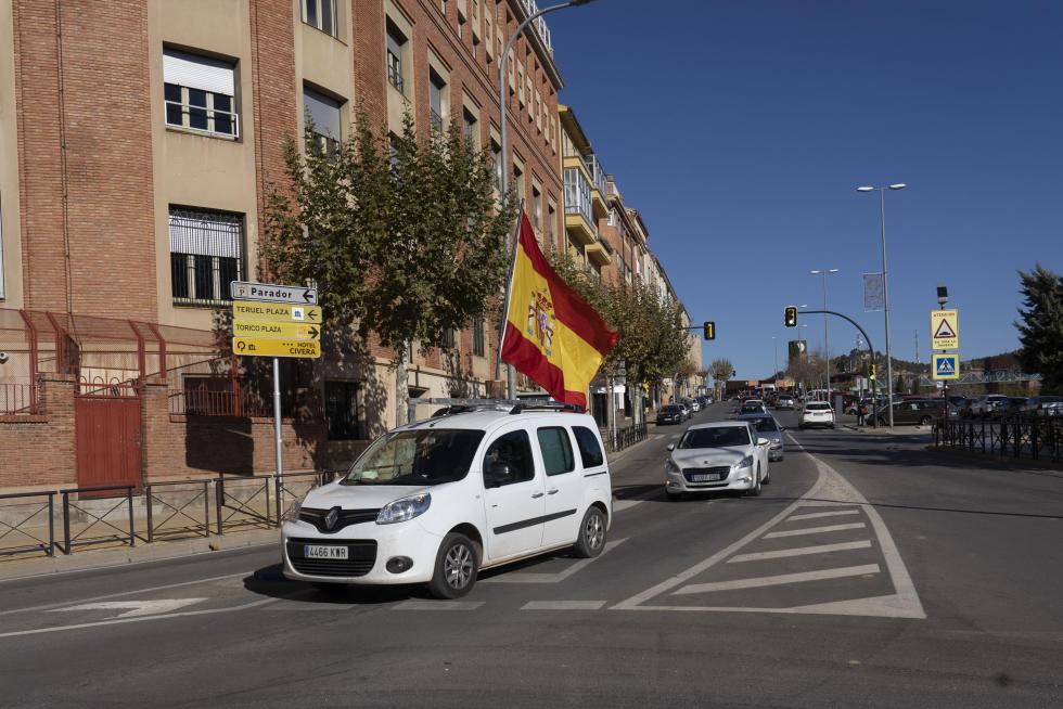 Protesta de la enseñanza concertada en las calles de Teruel