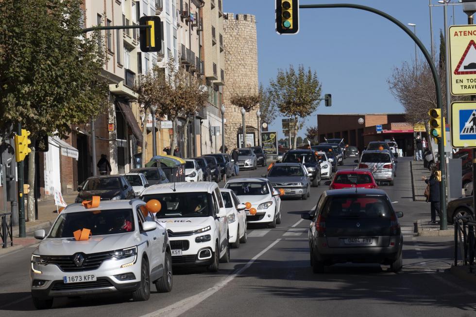 Protesta de la enseñanza concertada en las calles de Teruel