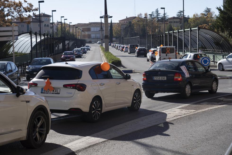 Protesta de la enseñanza concertada en las calles de Teruel