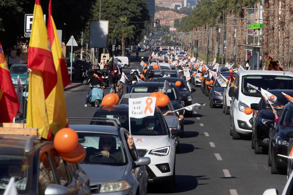 Protesta de la enseñanza concertada este domingo en Murcia