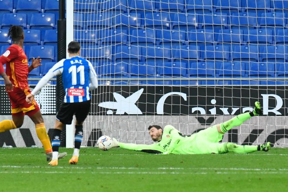 Partido Espanyol - Real Zaragoza en imágenes