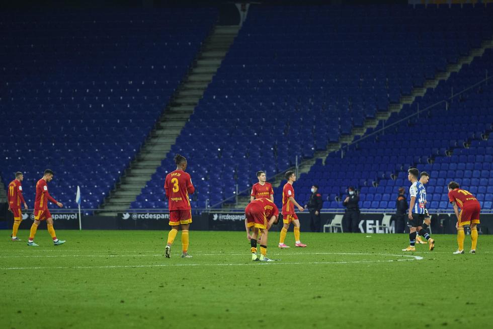Partido Espanyol - Real Zaragoza en imágenes