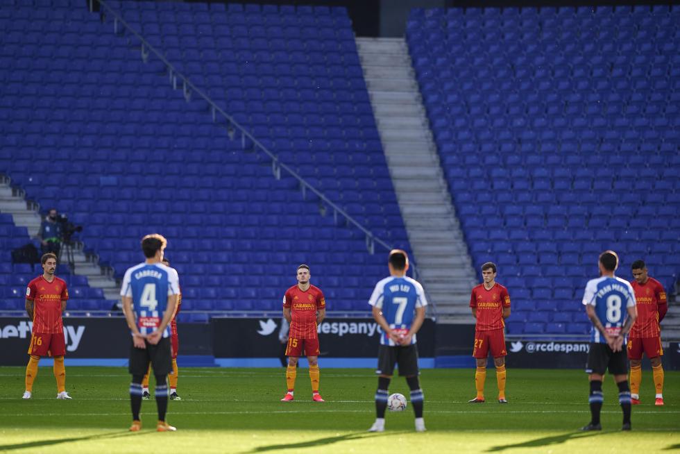Partido Espanyol - Real Zaragoza en imágenes