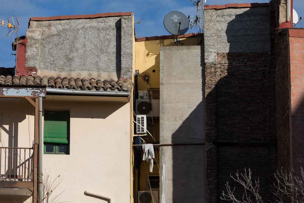 Tres okupas, detenidos por actos vandálicos en la calle Pignatelli