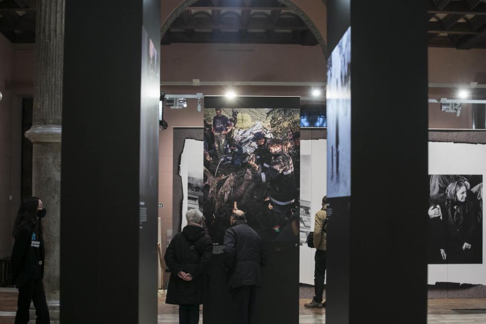 ‘HERALDO. 125 años de fotografías’, un viaje emocional en el palacio de Sástago.