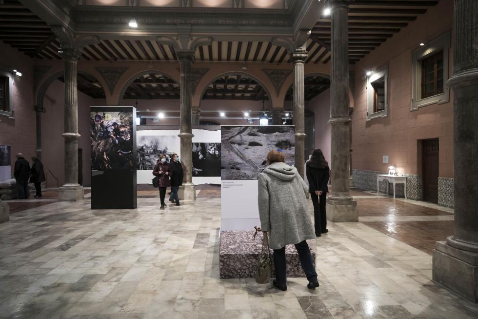 ‘HERALDO. 125 años de fotografías’, un viaje emocional en el palacio de Sástago.