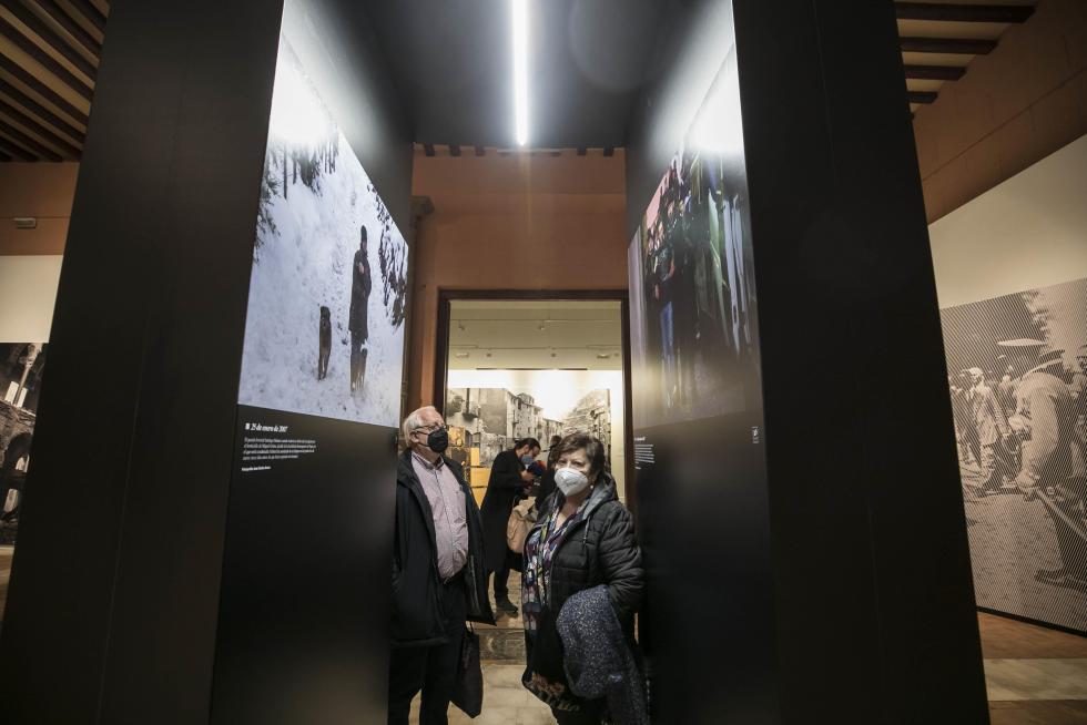 ‘HERALDO. 125 años de fotografías’, un viaje emocional en el palacio de Sástago.