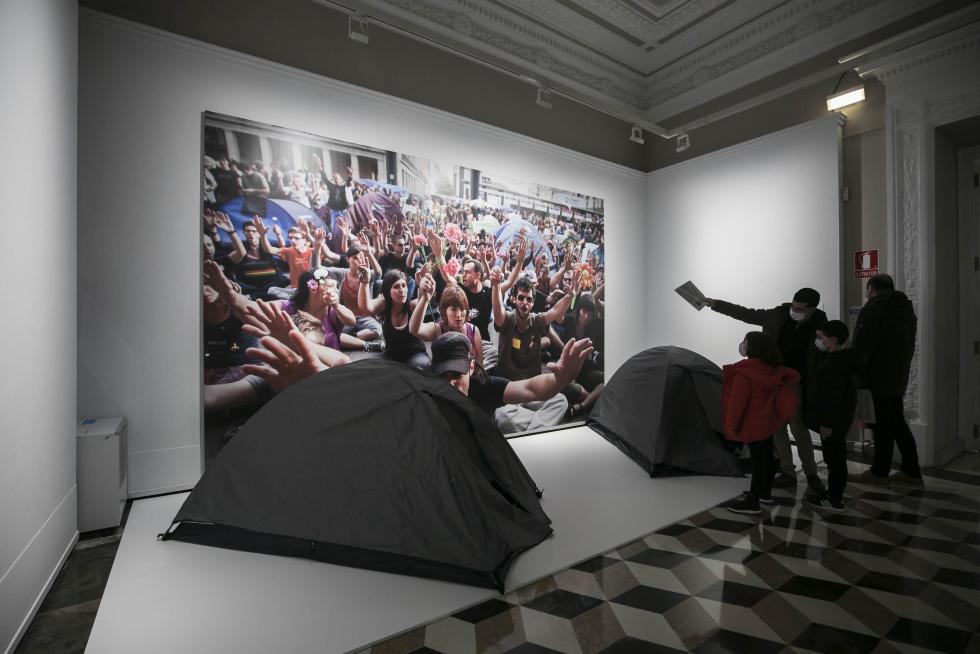 ‘HERALDO. 125 años de fotografías’, un viaje emocional en el palacio de Sástago.