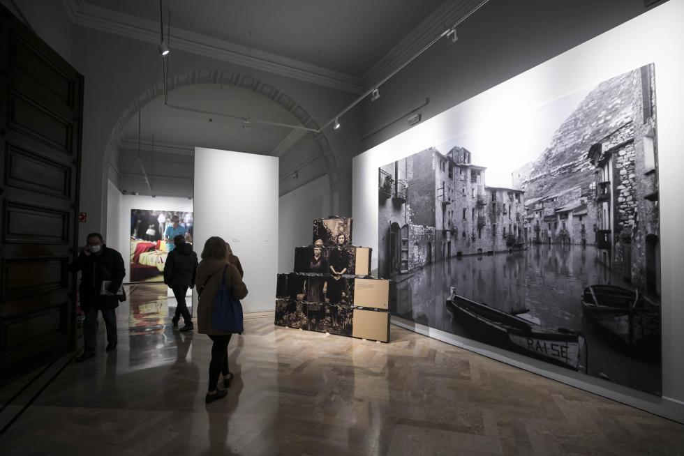 ‘HERALDO. 125 años de fotografías’, un viaje emocional en el palacio de Sástago.