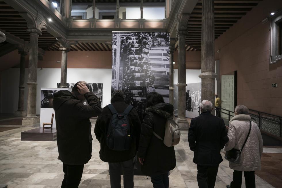‘HERALDO. 125 años de fotografías’, un viaje emocional en el palacio de Sástago.