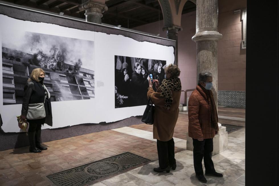 ‘HERALDO. 125 años de fotografías’, un viaje emocional en el palacio de Sástago.