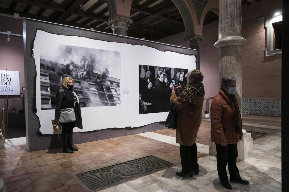 ‘HERALDO. 125 años de fotografías’, un viaje emocional en el palacio de Sástago.