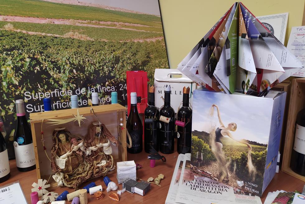 Bodegas Hacienda Molleda, en Tosos (Zaragoza).