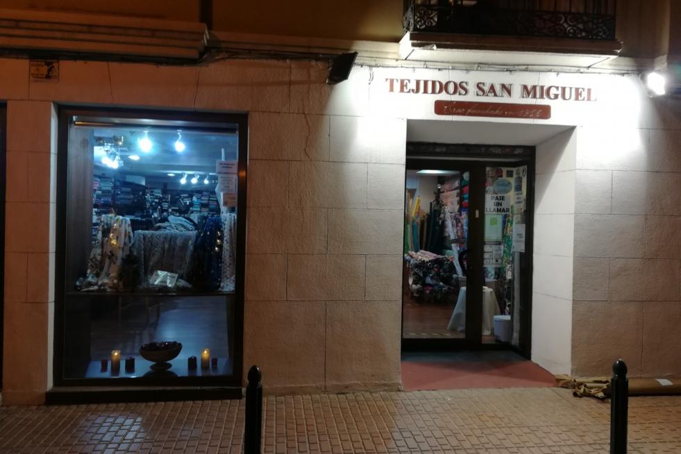 Tejidos San Miguel, en Zaragoza.