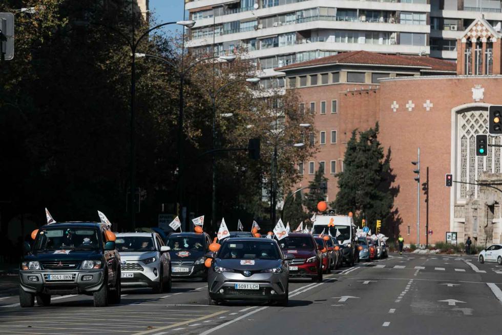 Nueva protesta de la concertada en coches contra la ley Celáa