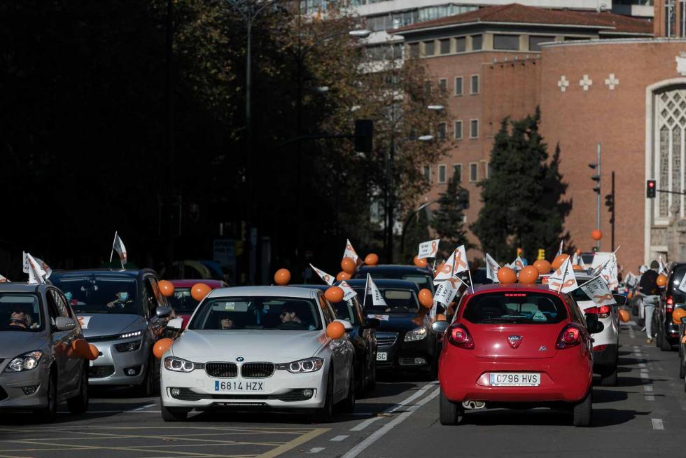 Nueva protesta de la concertada en coches contra la ley Celáa