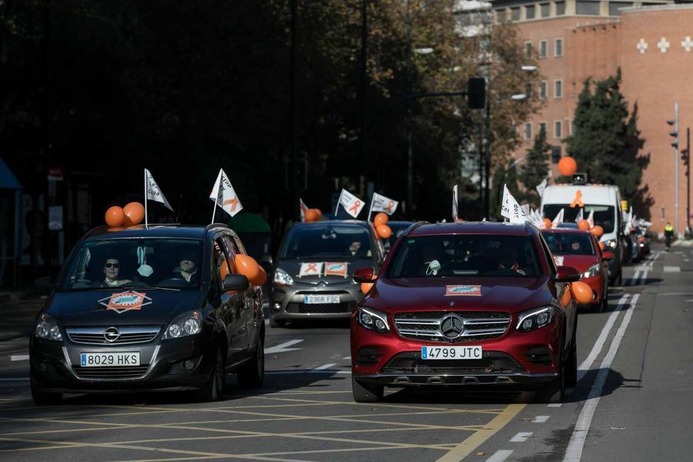 Nueva protesta de la concertada en coches contra la ley Celáa