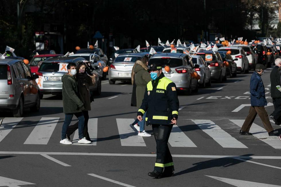 Nueva protesta de la concertada en coches contra la ley Celáa