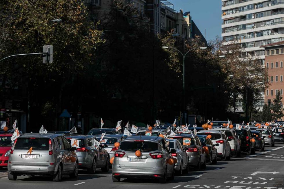 Nueva protesta de la concertada en coches contra la ley Celáa