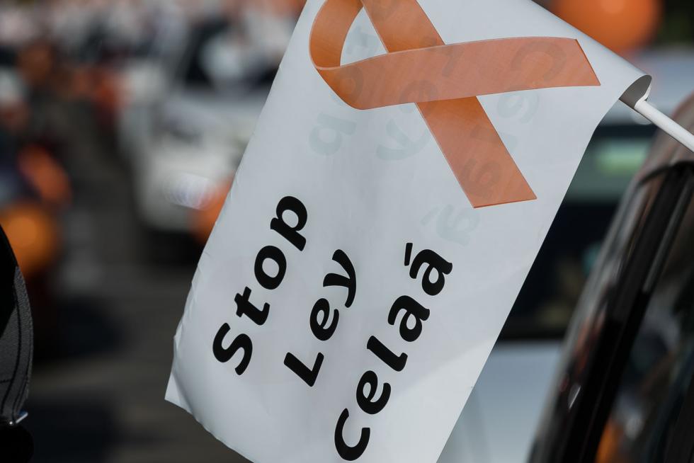 Nueva protesta de la concertada en coches contra la ley Celáa