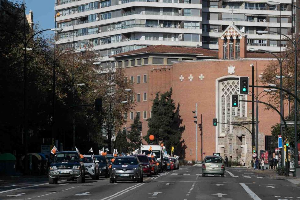 Nueva protesta de la concertada en coches contra la ley Celáa