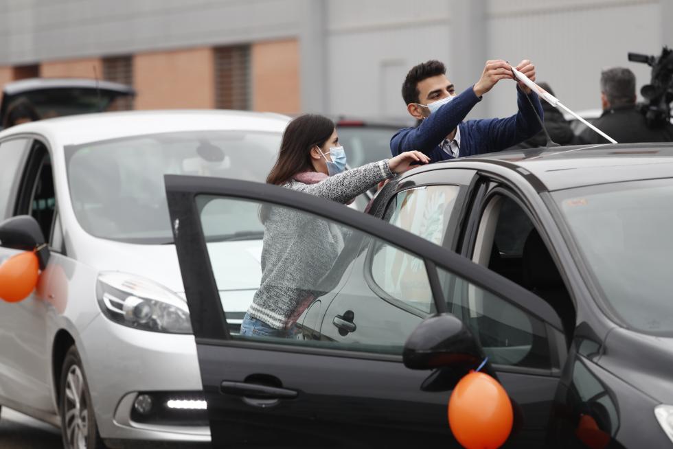 Nueva protesta en coches contra la ley Celáa