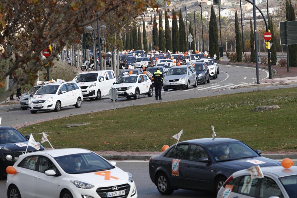 Nueva protesta en coches contra la ley Celáa