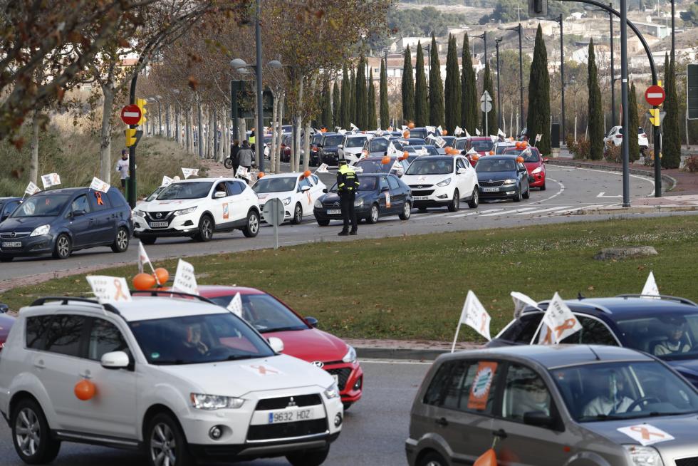 Nueva protesta en coches contra la ley Celáa