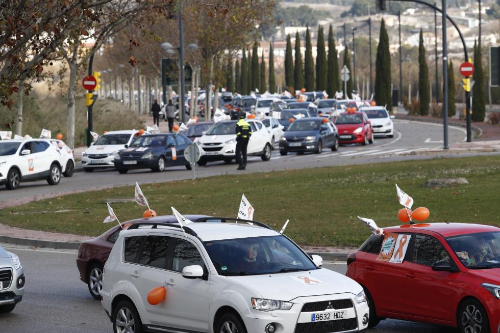 Nueva protesta en coches contra la ley Celáa