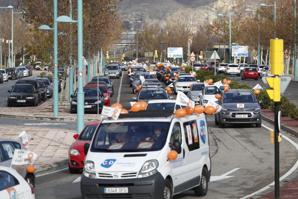 Nueva protesta en coches contra la ley Celáa