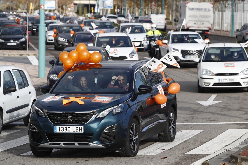 Nueva protesta en coches contra la ley Celáa