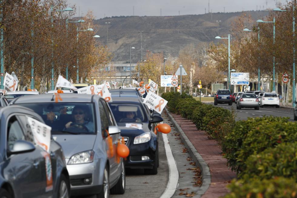 Nueva protesta en coches contra la ley Celáa