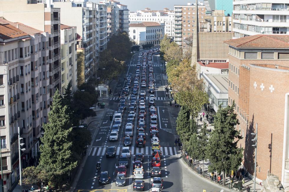 Manifestación de la educación concertada contra la ley Celaá en Zaragoza (22/11/2020)