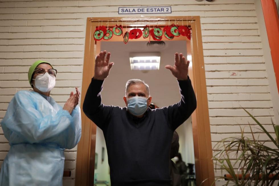 Vacunación en la residencia Somontano de Barbastro