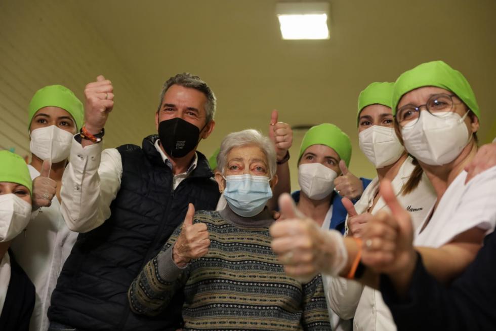 Vacunación en la residencia Somontano de Barbastro