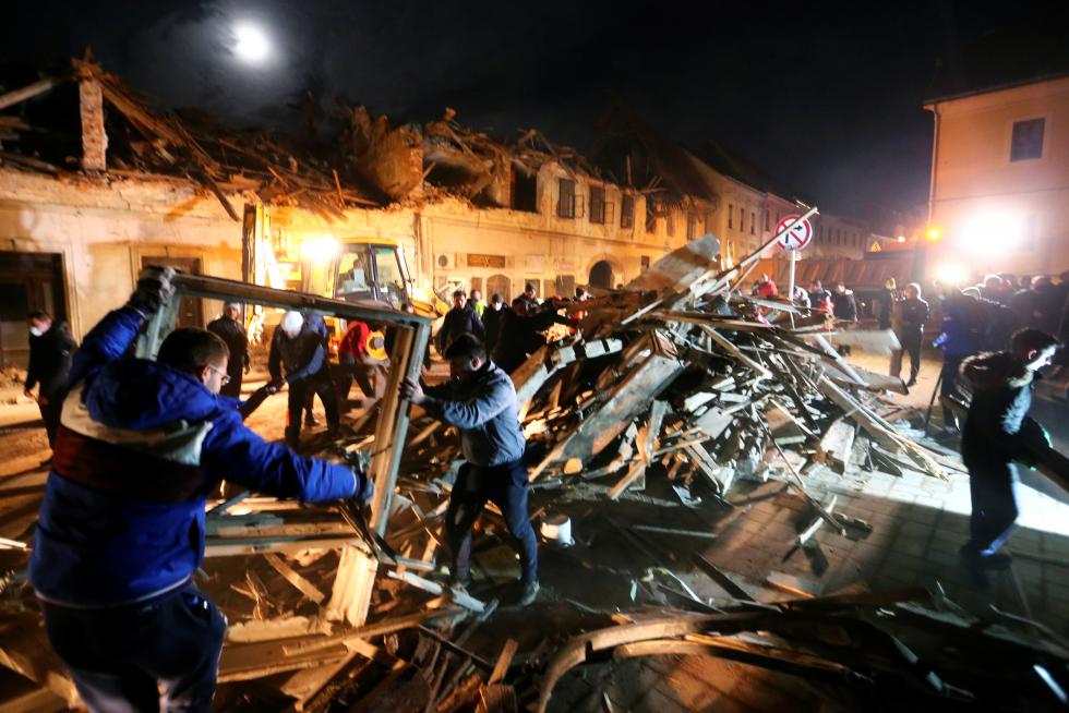 Terremoto en Croacia