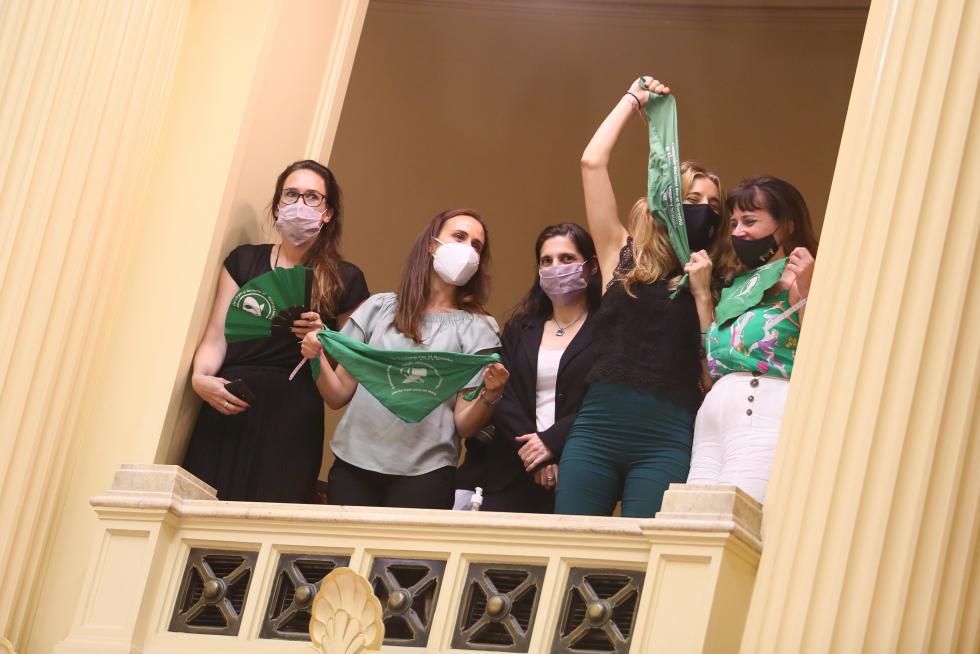 Protests as senate debates abortion bill in Buenos Aires