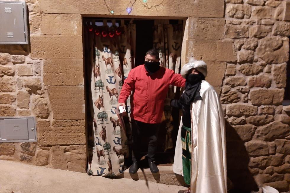 Discreta celebración de los Reyes Magos en Biscarrués, Piedramorrera y Erés