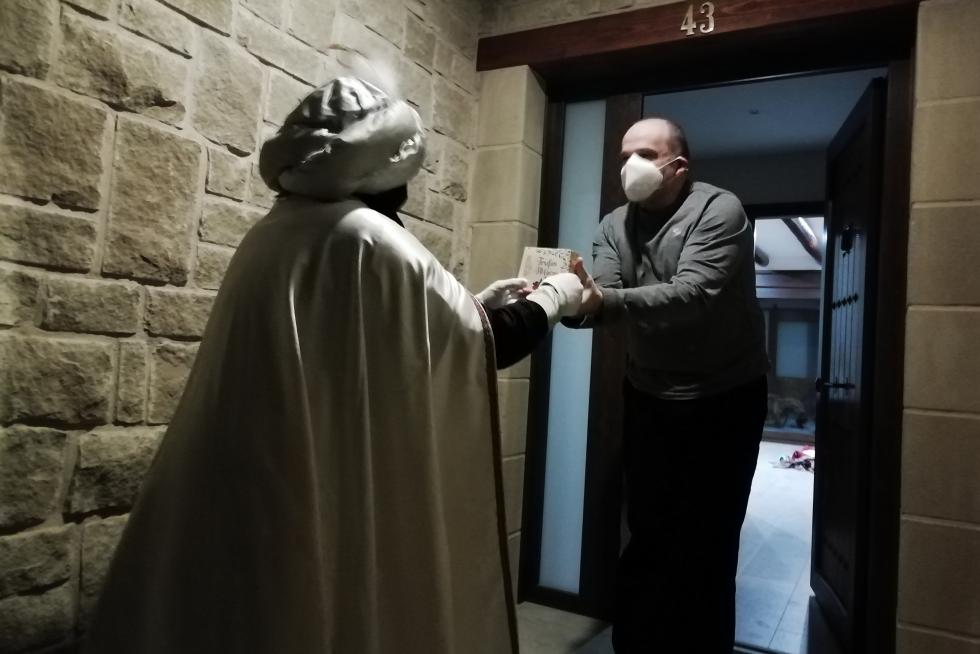Discreta celebración de los Reyes Magos en Biscarrués, Piedramorrera y Erés