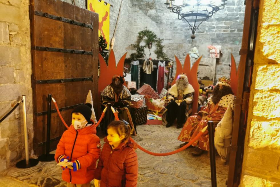 La Ciudadela de Jaca ha acogido la recepción de los Reyes Magos