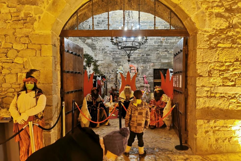 La Ciudadela de Jaca ha acogido la recepción de los Reyes Magos
