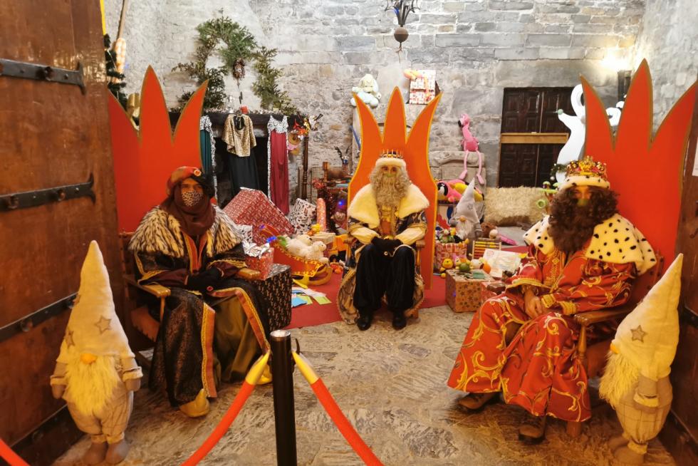 La Ciudadela de Jaca ha acogido la recepción de los Reyes Magos