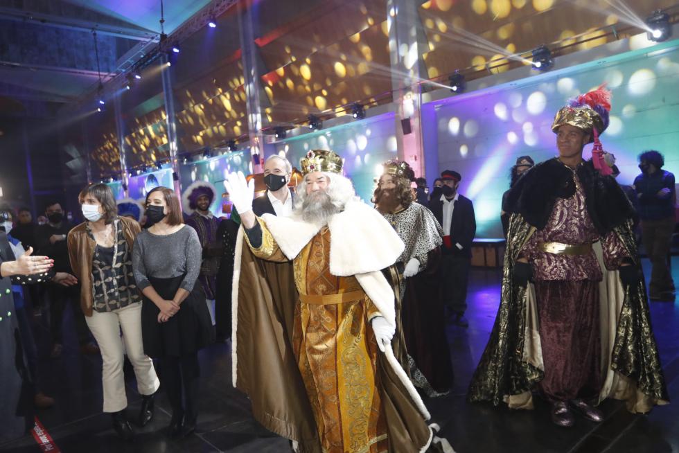 Recepción a los Reyes Magos en Zaragoza
