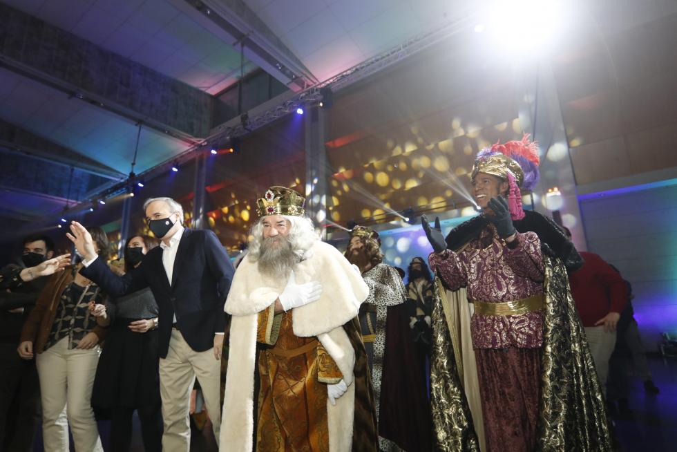 Recepción a los Reyes Magos en Zaragoza