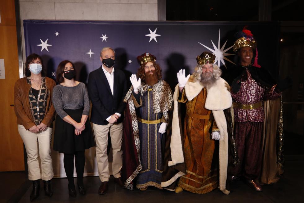 Recepción a los Reyes Magos en Zaragoza