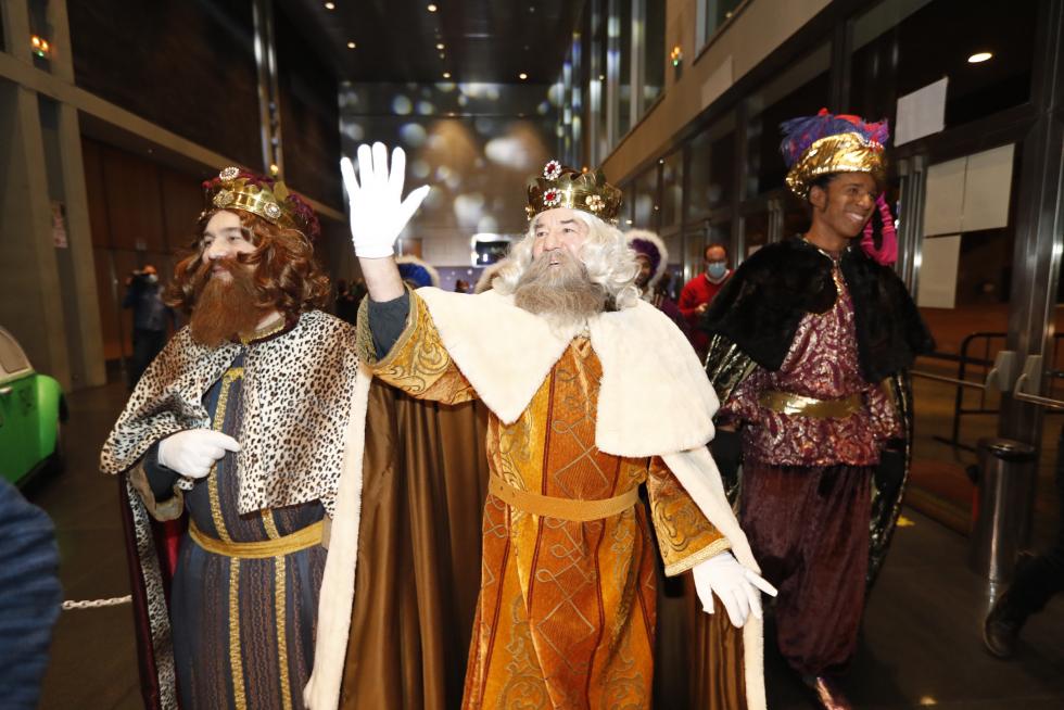 Recepción a los Reyes Magos en Zaragoza