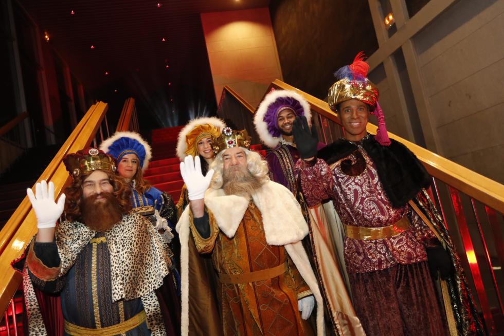 Recepción a los Reyes Magos en Zaragoza