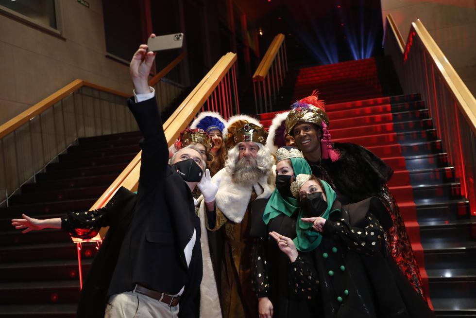 Recepción a los Reyes Magos en Zaragoza
