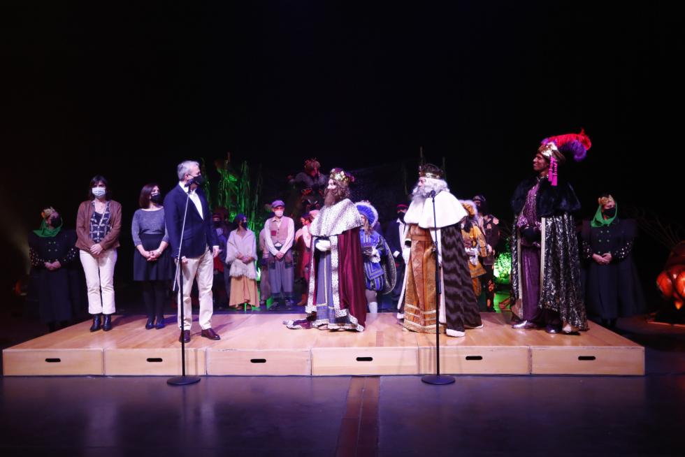 Recepción a los Reyes Magos en Zaragoza