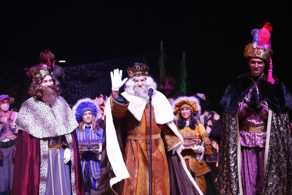 Recepción a los Reyes Magos en Zaragoza